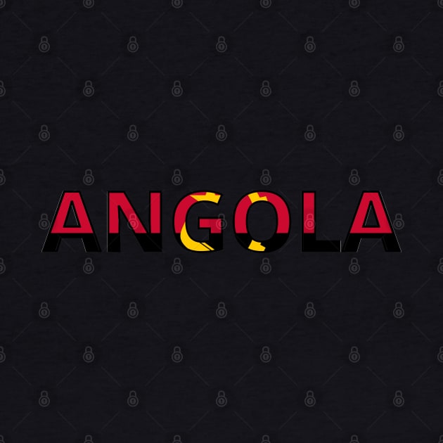 Drapeau Angola by Pixelforma